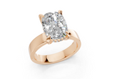 Selina Elongated Cushion Diamond Engagement Ring