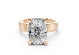 Sabira Elongated Cushion Diamond Engagement Ring