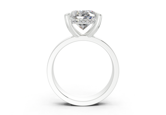 Sabira Oval Diamond Engagement Ring