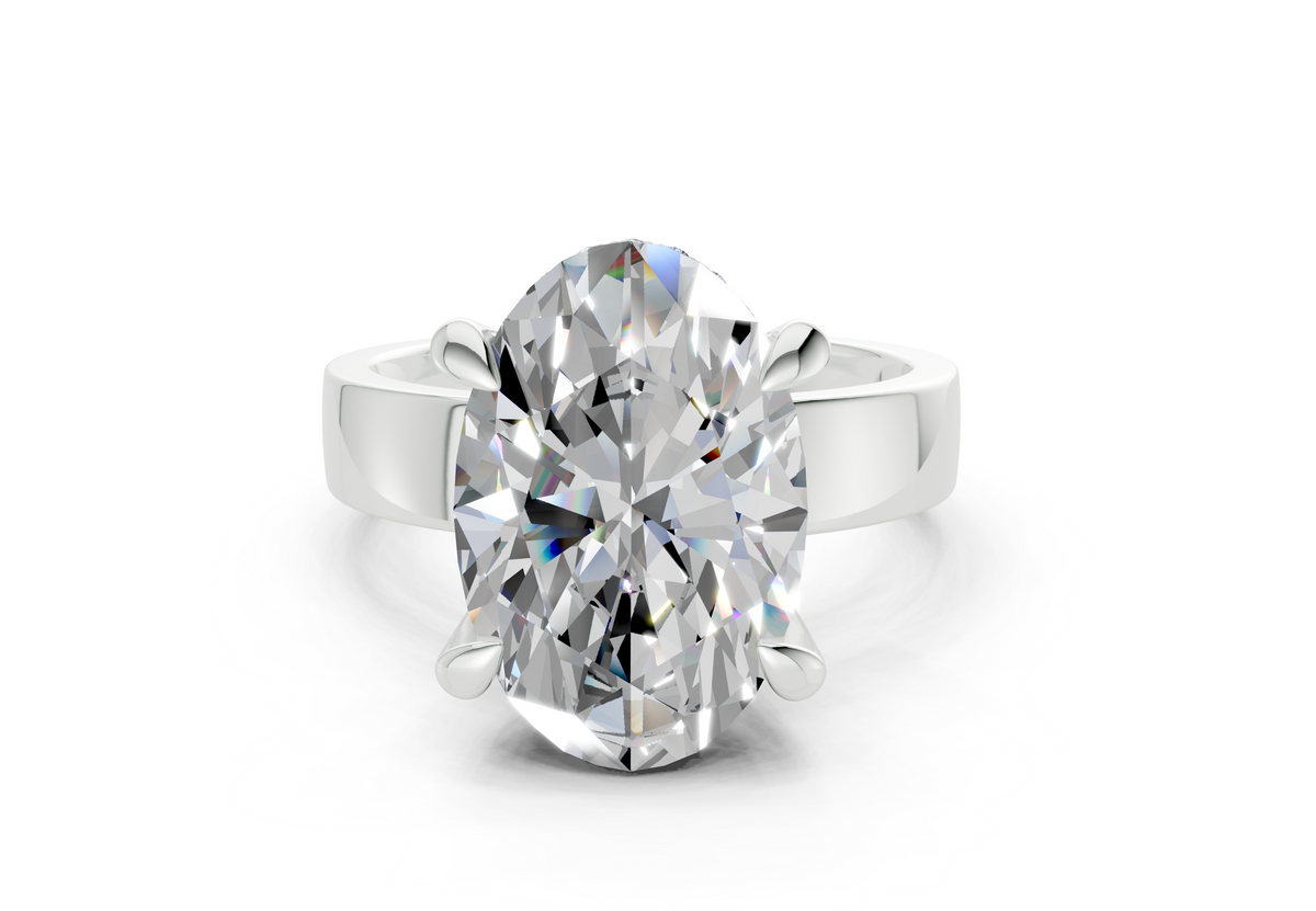 Sabira Oval Diamond Engagement Ring