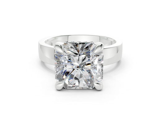 Sabira Radiant Square Diamond Engagement Ring