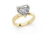 Esra Heart Diamond Engagement Ring