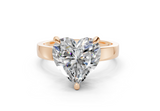 Esra Heart Diamond Engagement Ring