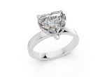 Cyra Heart Diamond Engagement Ring