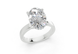 Cyra Oval Diamond Engagement Ring