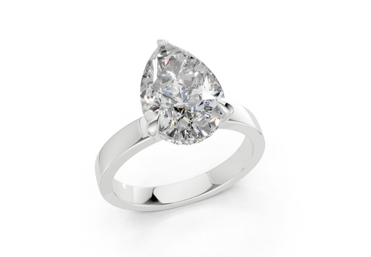 Esra Pear Diamond Engagement Ring