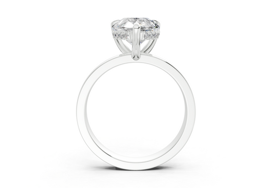 Cyra Pear Diamond Engagement Ring