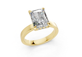 Esra Radiant Diamond Engagement Ring