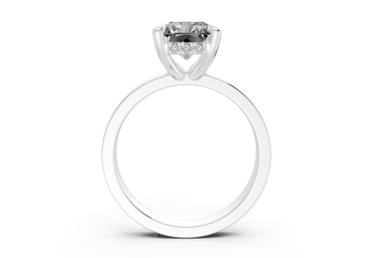 Cyra Radiant Diamond Engagement Ring