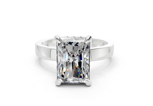 Cyra Radiant Diamond Engagement Ring