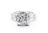 Esra Round Diamond Engagement Ring