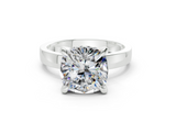 Esra Cushion Square Diamond Engagement Ring