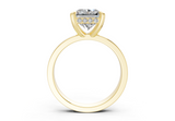 Esra Radiant Square Diamond Engagement Ring