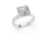 Esra Asscher Diamond Engagement Ring