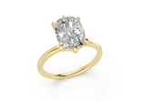 Liliane Elongated Cushion Diamond Engagement Ring