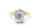 Liliane Elongated Cushion Diamond Engagement Ring