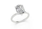 Liliane Elongated Cushion Diamond Engagement Ring