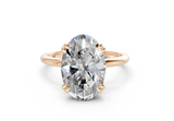 Nyssa Oval Diamond Engagement Ring