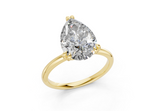 Nyssa Pear Diamond Engagement Ring