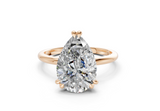 Nyssa Pear Diamond Engagement Ring