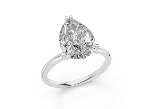 Vira Pear Diamond Engagement Ring