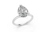 Nyssa Pear Diamond Engagement Ring