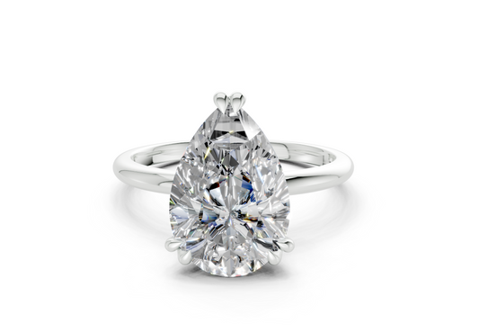 Nyssa Pear Diamond Engagement Ring