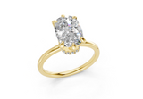 Ione Elongated Cushion Diamond Engagement Ring