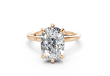 Ione Elongated Cushion Diamond Engagement Ring