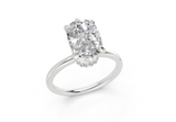 Ione Elongated Cushion Diamond Engagement Ring