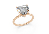 Elyse Heart Diamond Engagement Ring