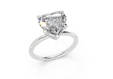 Elyse Heart Diamond Engagement Ring