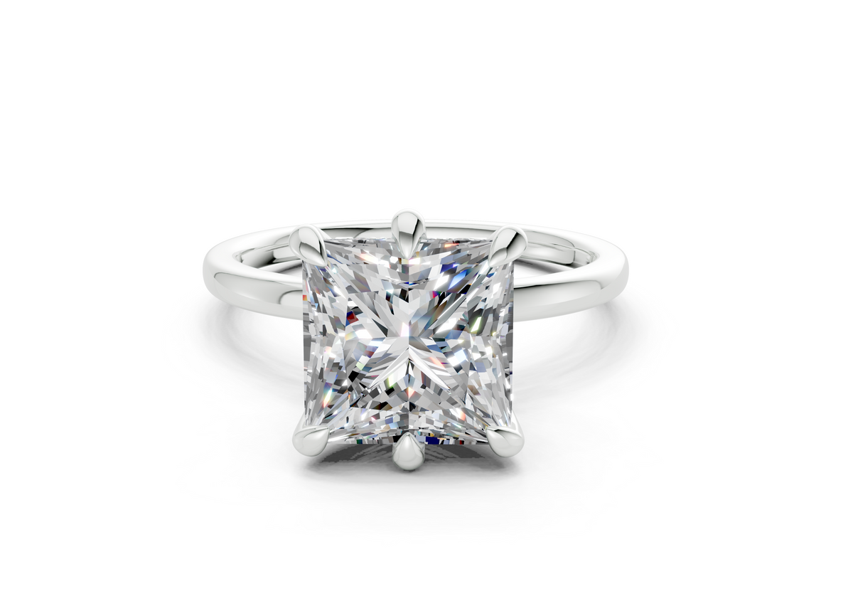 Ione Princess Diamond Engagement Ring