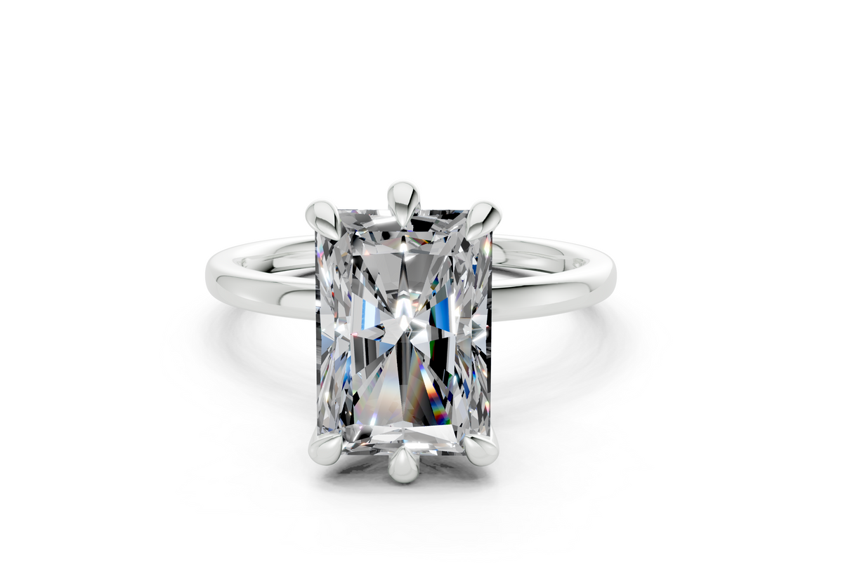 Ione Radiant Diamond Engagement Ring