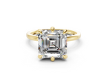 Ione Asscher Diamond Engagement Ring