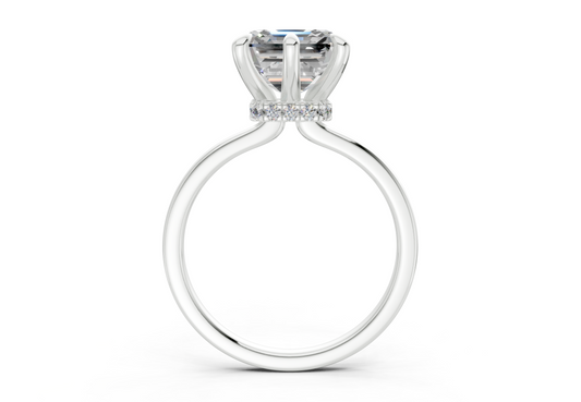 Ione Asscher Diamond Engagement Ring