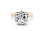 Ione Round Diamond Engagement Ring