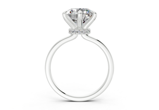 Ione Round Diamond Engagement Ring