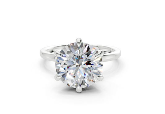 Ione Round Diamond Engagement Ring