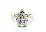 Ione Pear Diamond Engagement Ring