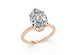 Ione Pear Diamond Engagement Ring