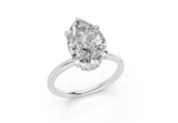 Ione Pear Diamond Engagement Ring