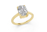 Alara Elongated Cushion Diamond Engagement Ring