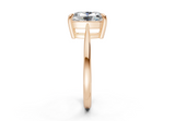 Alara Elongated Cushion Diamond Engagement Ring