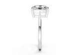 Alara Elongated Cushion Diamond Engagement Ring