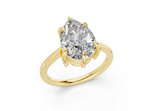 Alara Pear Diamond Engagement Ring