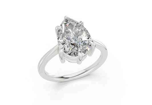 Alara Pear Diamond Engagement Ring