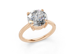 Alara Round Diamond Engagement Ring