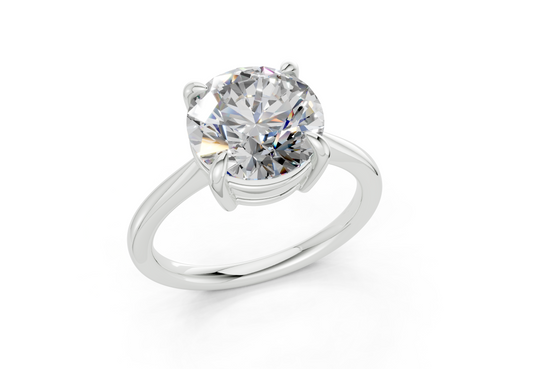 Alara Round Diamond Engagement Ring