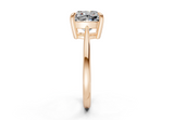 Alara Cushion Square Diamond Engagement Ring